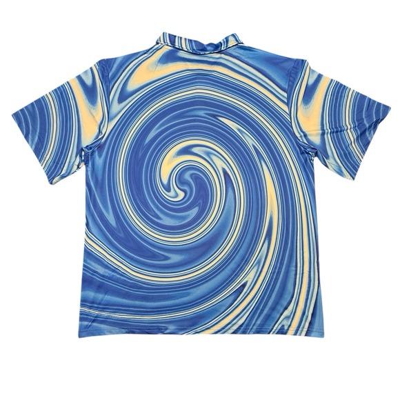 Obnoxious Golf - OG Of Loud Golf - Mens Polo Size XXL With Blue Swirl Design - Picture 5 of 6
